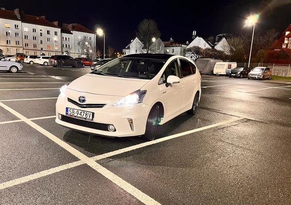 Toyota Prius+ cena 58900 przebieg: 151000, rok produkcji 2012 z Biała małe 172